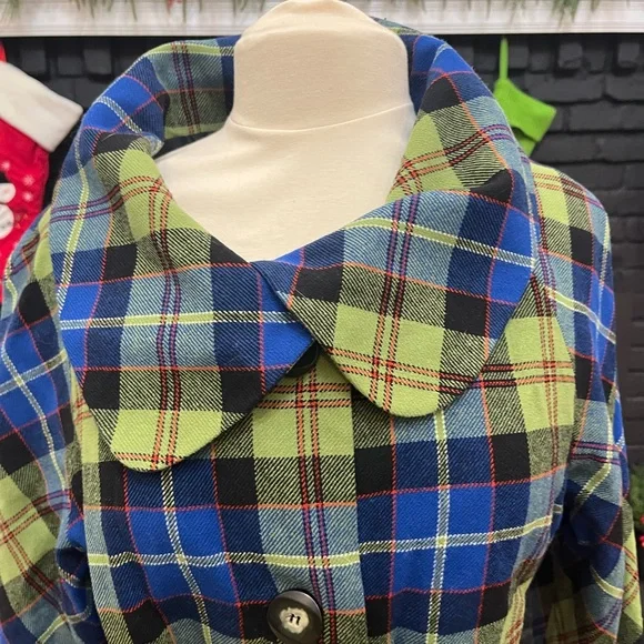 Pendleton vintage Made In USA Blazer Jacket 18 Multicolor Plaid Wool Long Sleeve - Picture 2 of 10